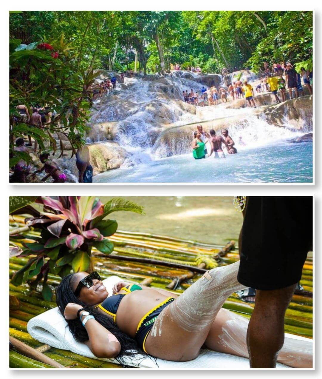 Bamboo Rafting & Dunn’s River Falls Double Tour