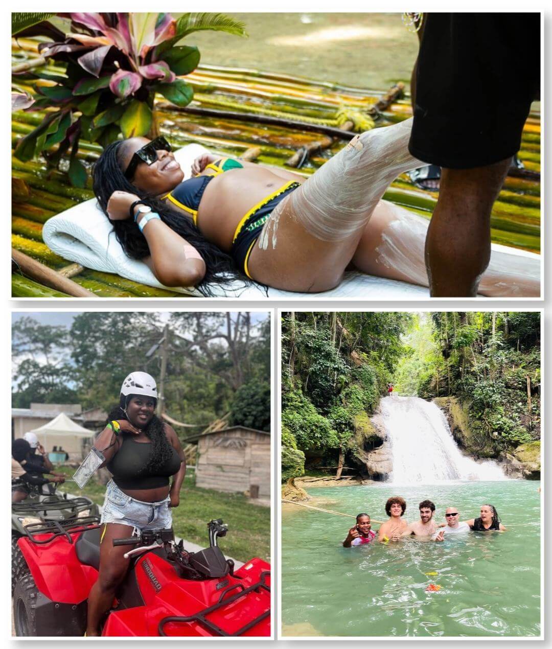 Bluehole, Bamboo Rafting & ATV Adventure Triple Tour