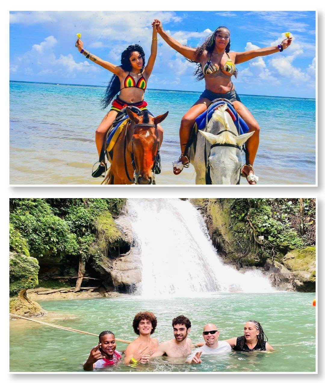 Horseback Riding & Bluehole Double Tour